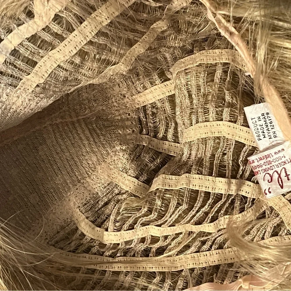 TLC Collection Blonde Wig Synthetic Blend Full Cap